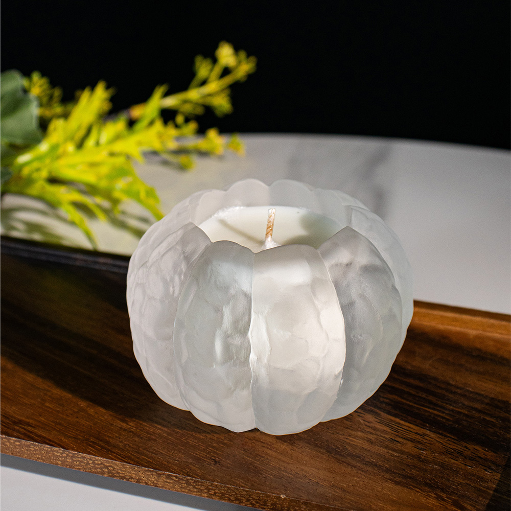 Crystal Glass Candle Holder – Little Pumpkin Home Decor Atmospheric Lamp [Cinderella]