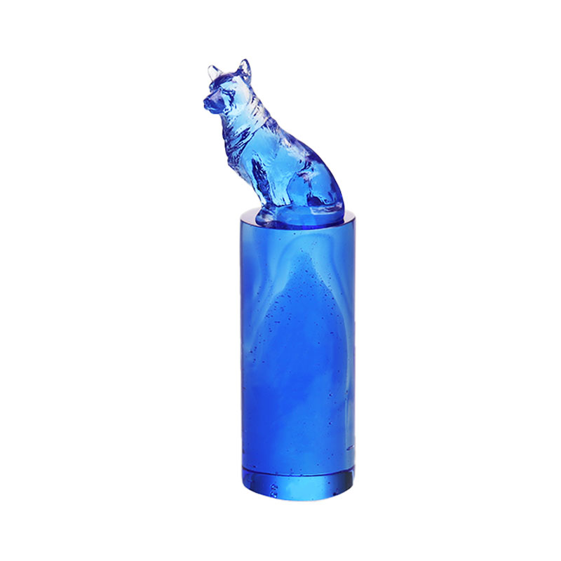 Chinese Zodiac Dog Glass Seal