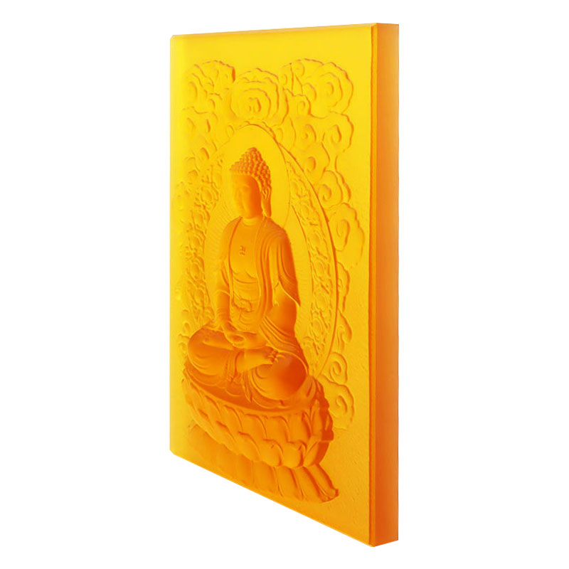 Amitabha Buddha Liuli Decorative Brick