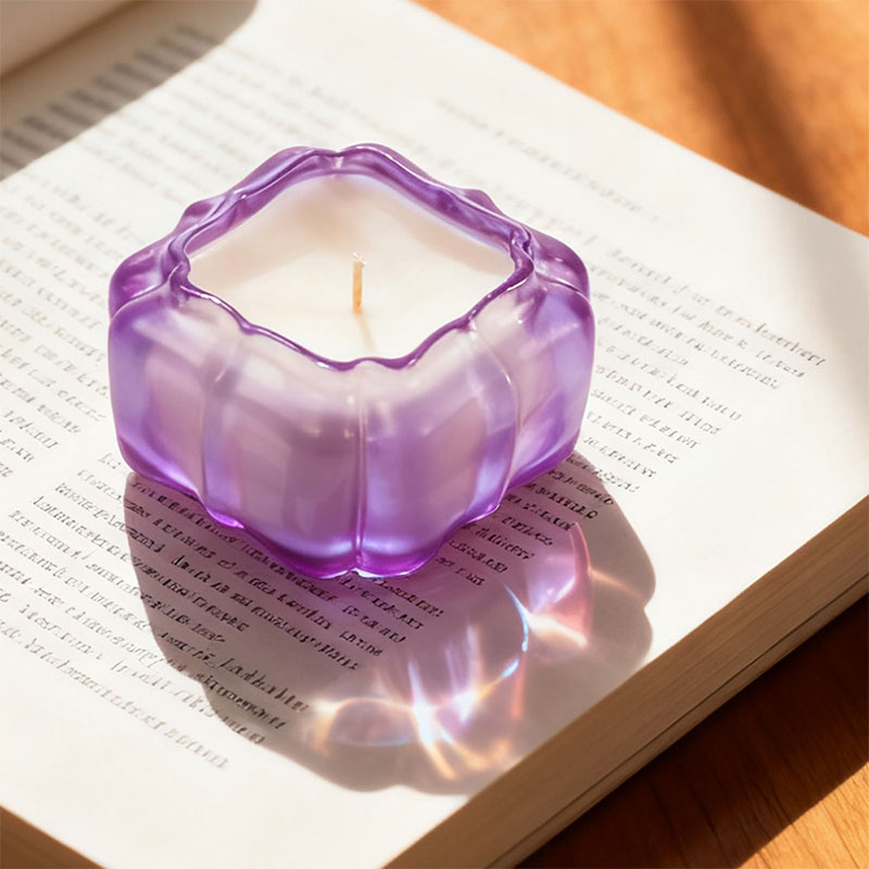 The Amber Pavilion – A Geometric Pumpkin Candle Holder
