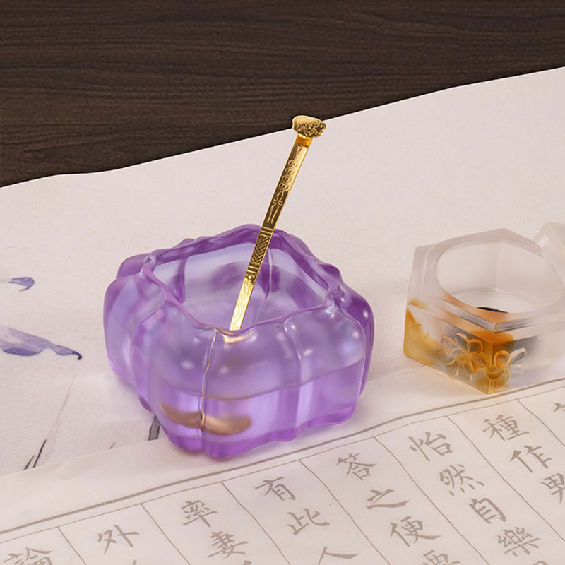 The Amber Pavilion – A Geometric Pumpkin Candle Holder