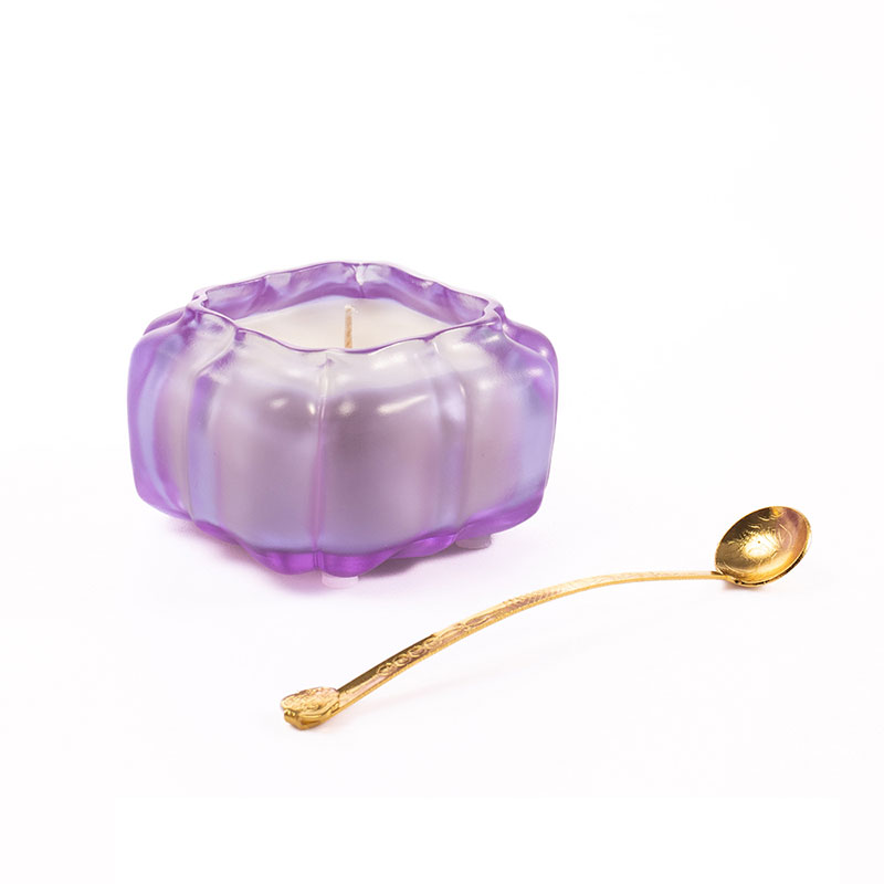 The Amber Pavilion – A Geometric Pumpkin Candle Holder