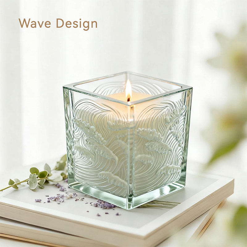 Gentleman-style square candle holder