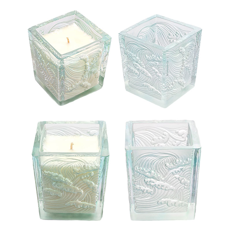 Gentleman-style square candle holder