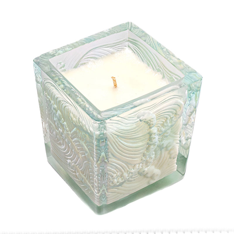 Gentleman-style square candle holder