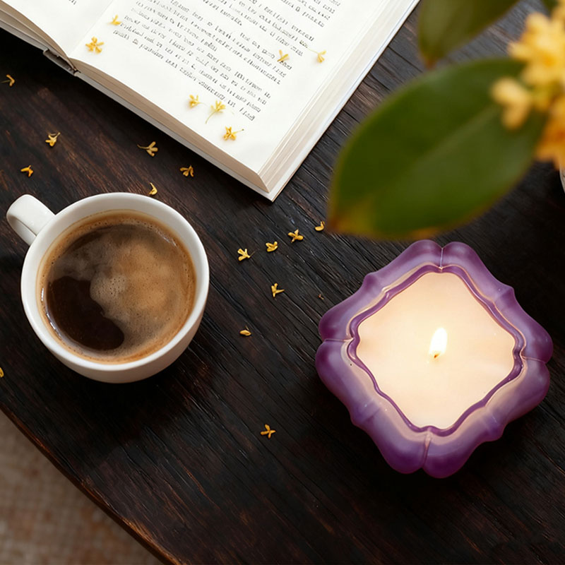 The Amber Pavilion – A Geometric Pumpkin Candle Holder