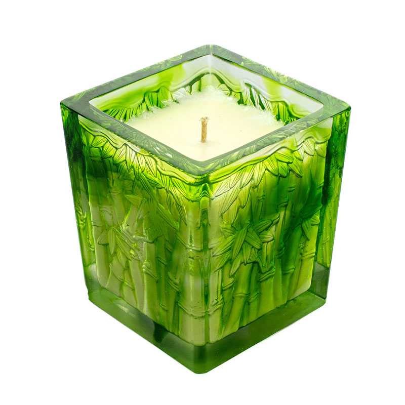 Gentleman-style square candle holder