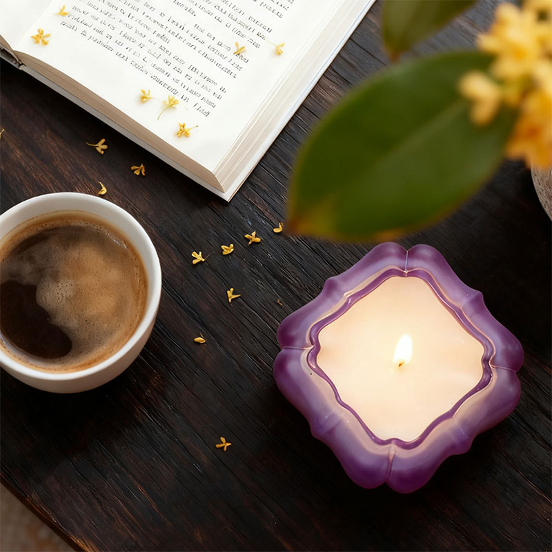 The Amber Pavilion – A Geometric Pumpkin Candle Holder