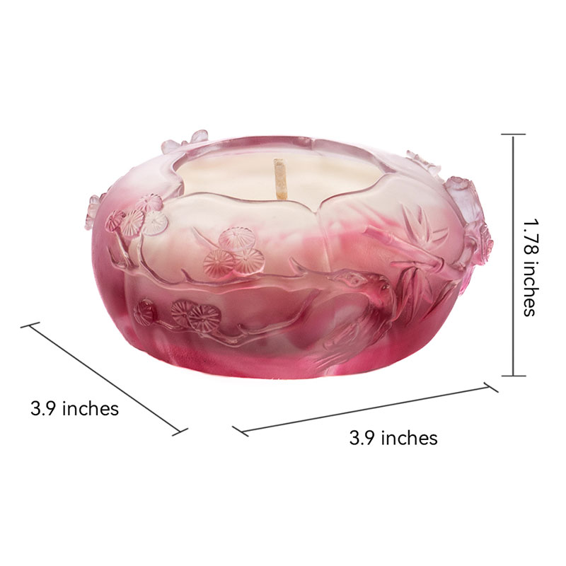 Plum-blossom-shaped candle holder