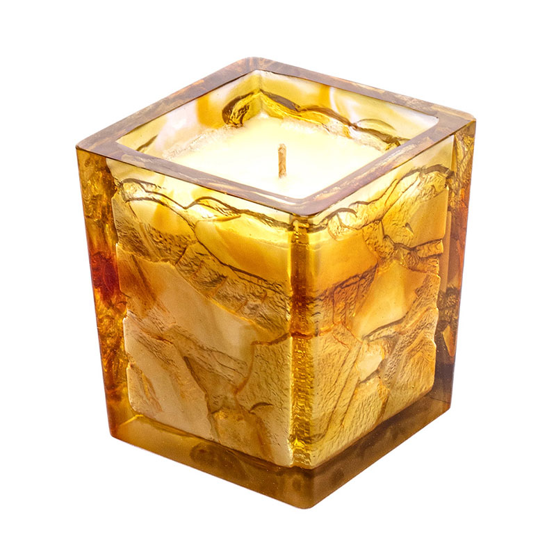 Gentleman-style square candle holder