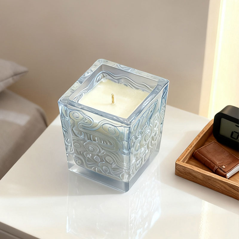 Gentleman-style square candle holder