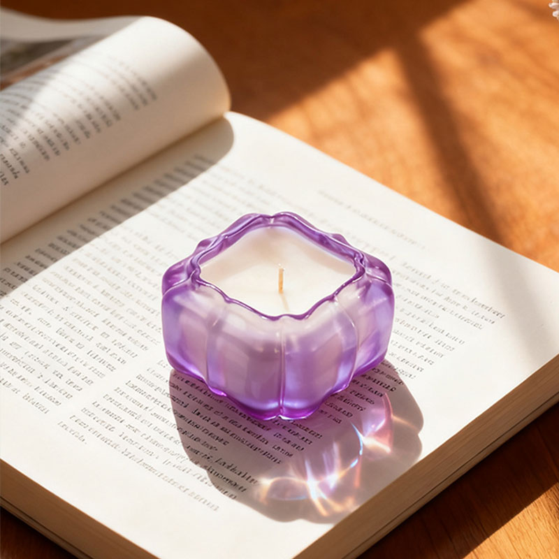 The Amber Pavilion – A Geometric Pumpkin Candle Holder